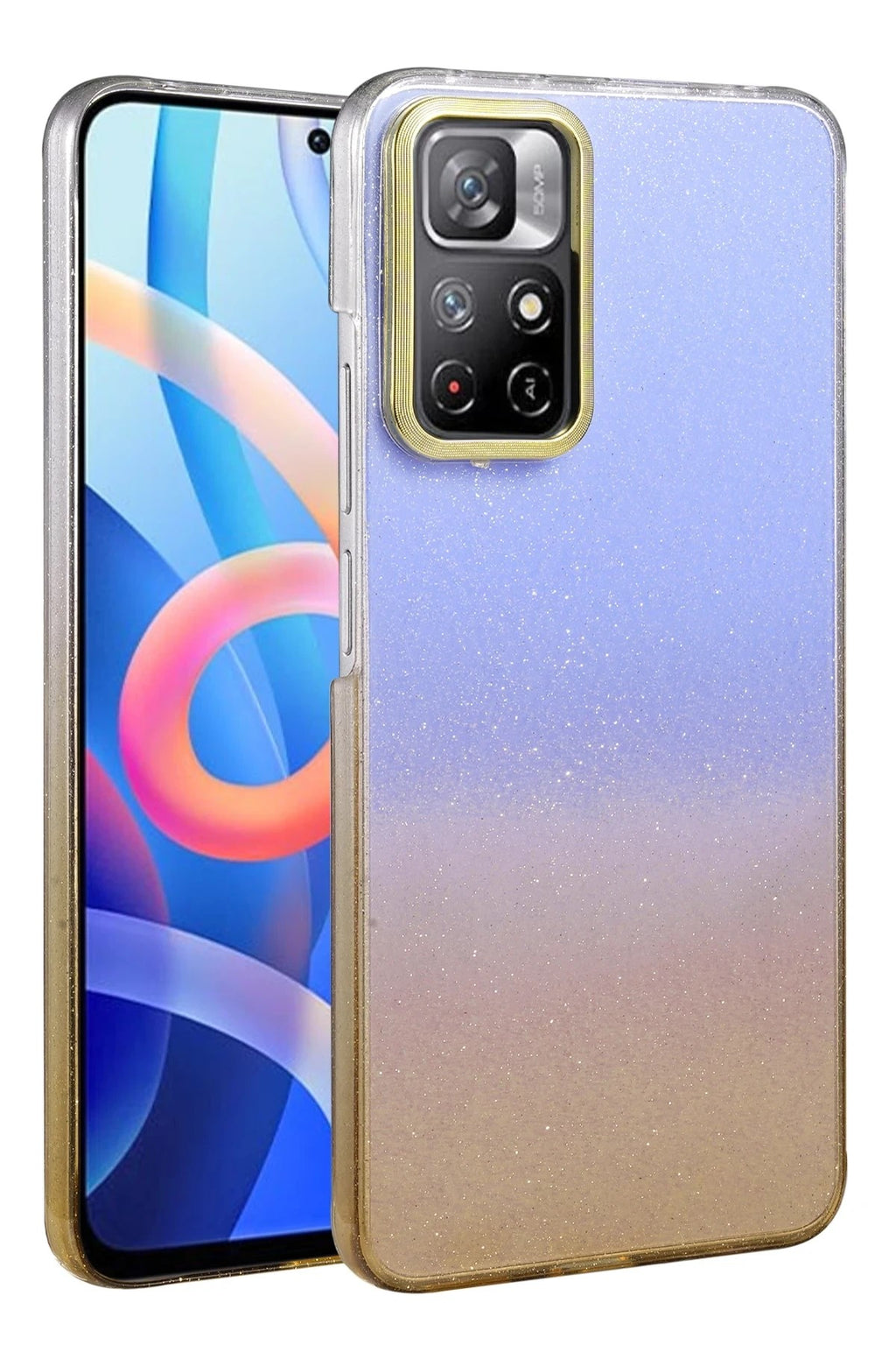 Mey İthalat® Redmi Note 11 Pro Glossy Kapak - Çöl Titanyum