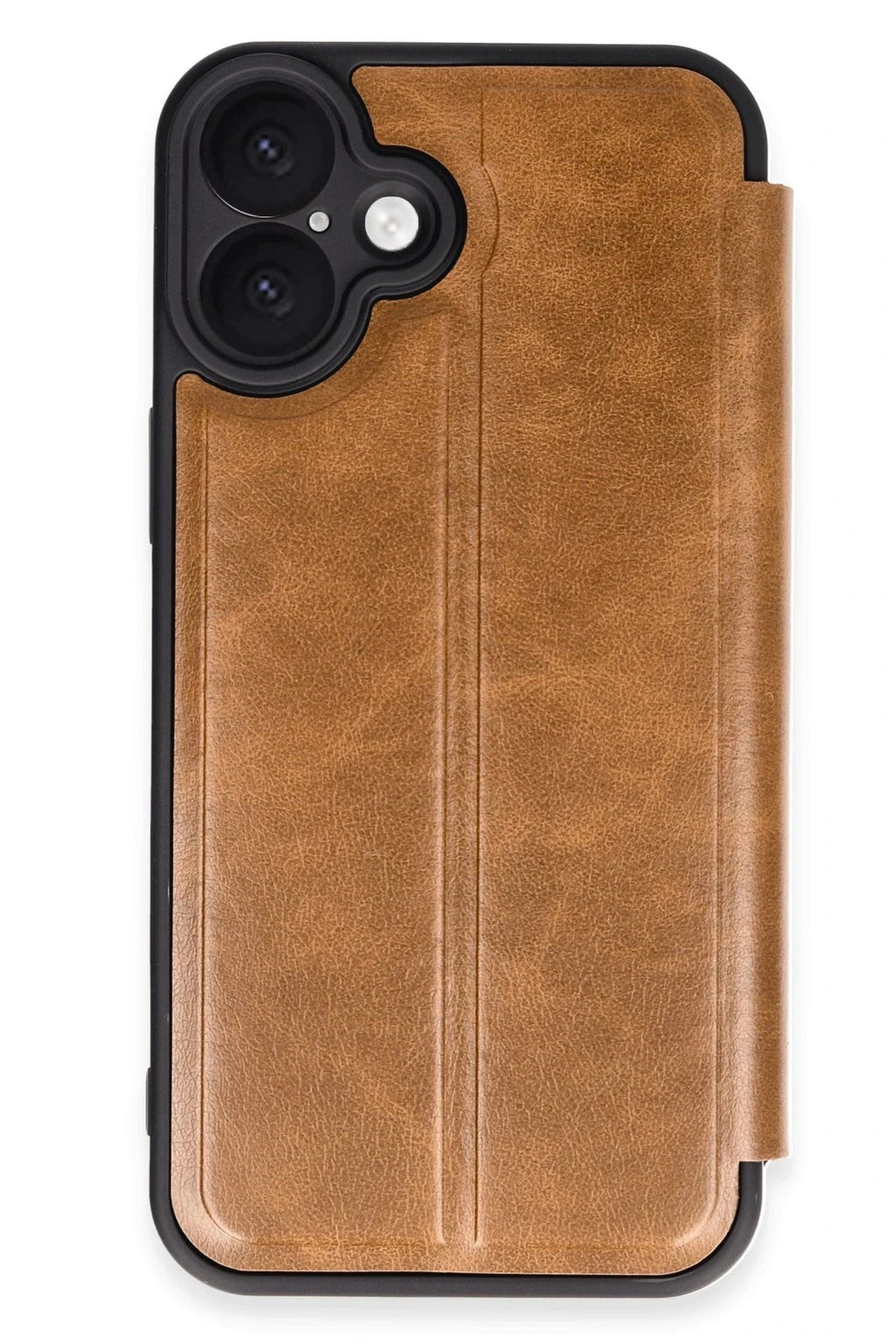 Mey İthalat® iPhone 16 Plus Kılıf Flip Cover - Taba