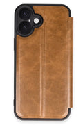 Mey İthalat® iPhone 16 Plus Kılıf Flip Cover - Taba