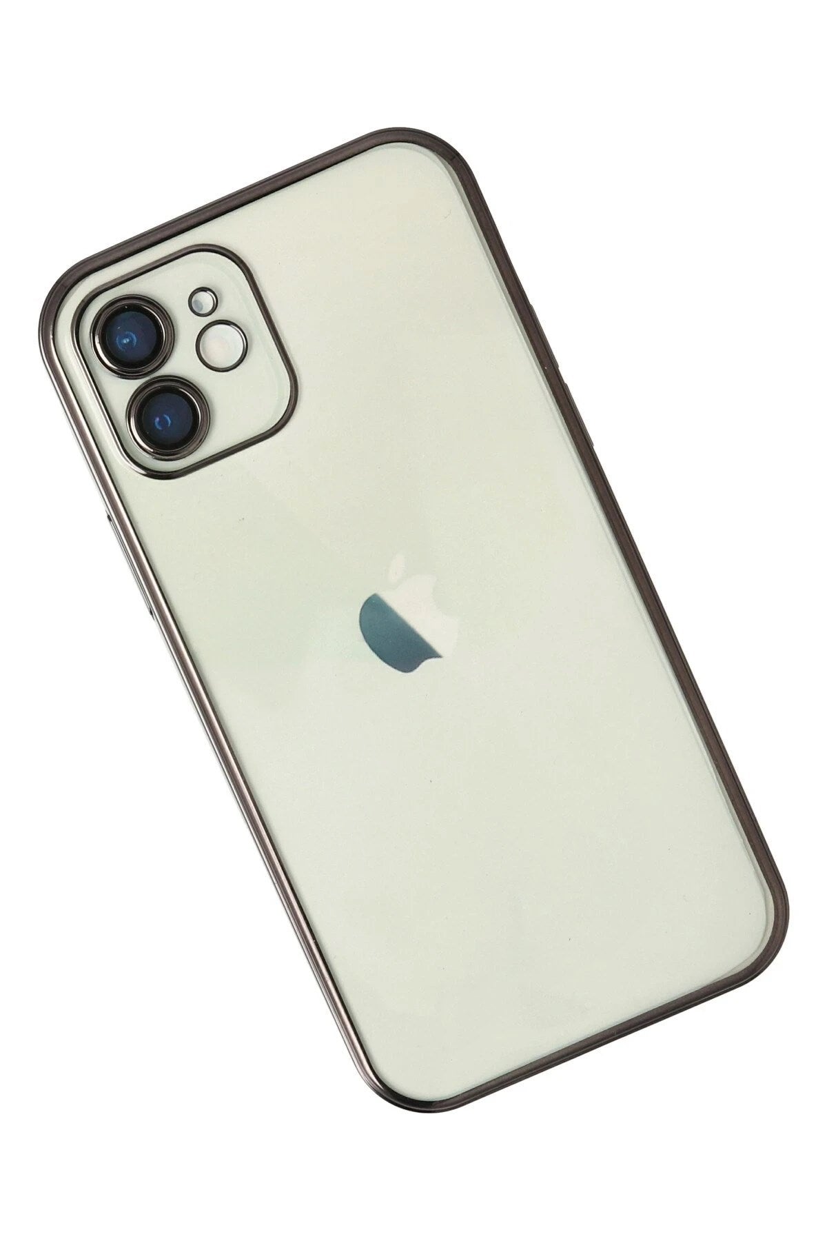 Mey İthalat® iPhone 11 Kılıf Lensli Silikon - Siyah