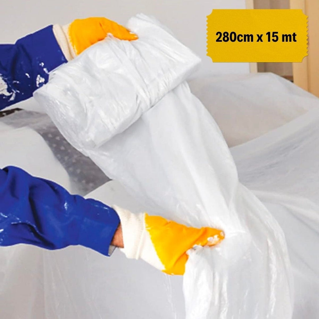 Boya Badana Eşya Koruma Hışır Örtüsü 280cm x 15 mt Yapışkanlı Hışır Örtü
