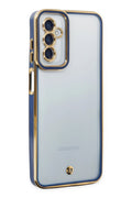 Mey İthalat® Samsung Galaxy M23 Kılıf Liva Lens Silikon - Mavi