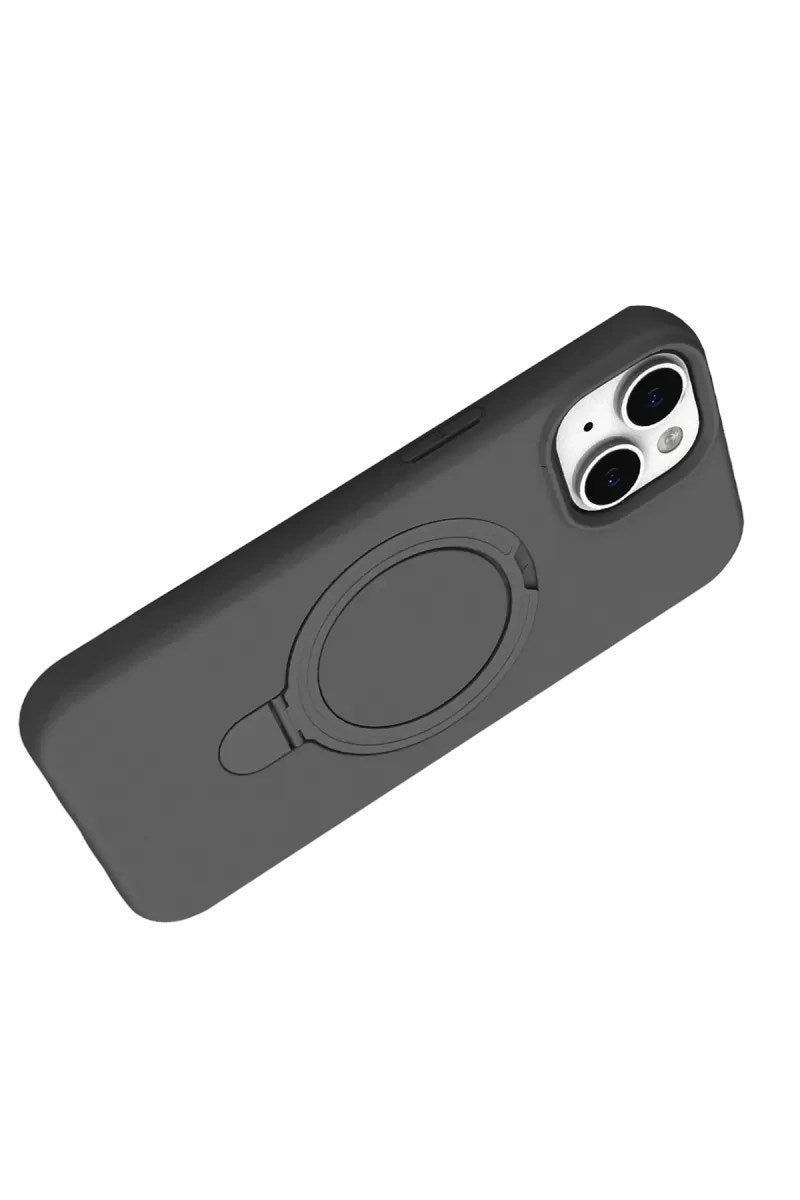 Mey İthalat® iPhone 14 Regal Magsafe Standlı Kapak - Titan Gri