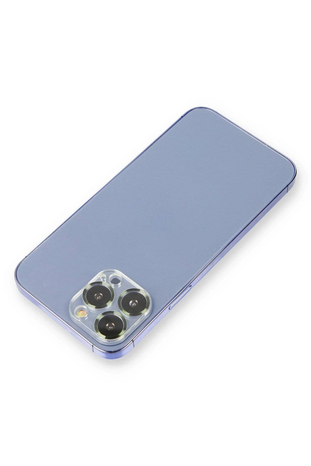 Mey İthalat® iPhone 12 Pro Metal Kamera Lens Koruma Cam - Koyu Yeşil