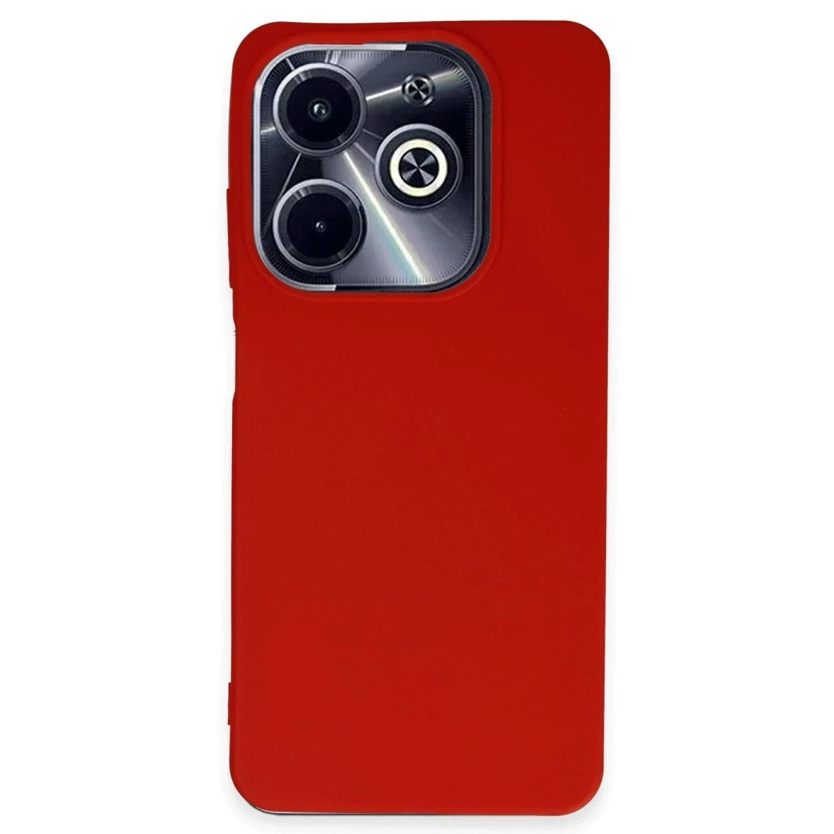 Mey İthalat® İnfinix Hot 40i Kılıf First Silikon - Kırmızı