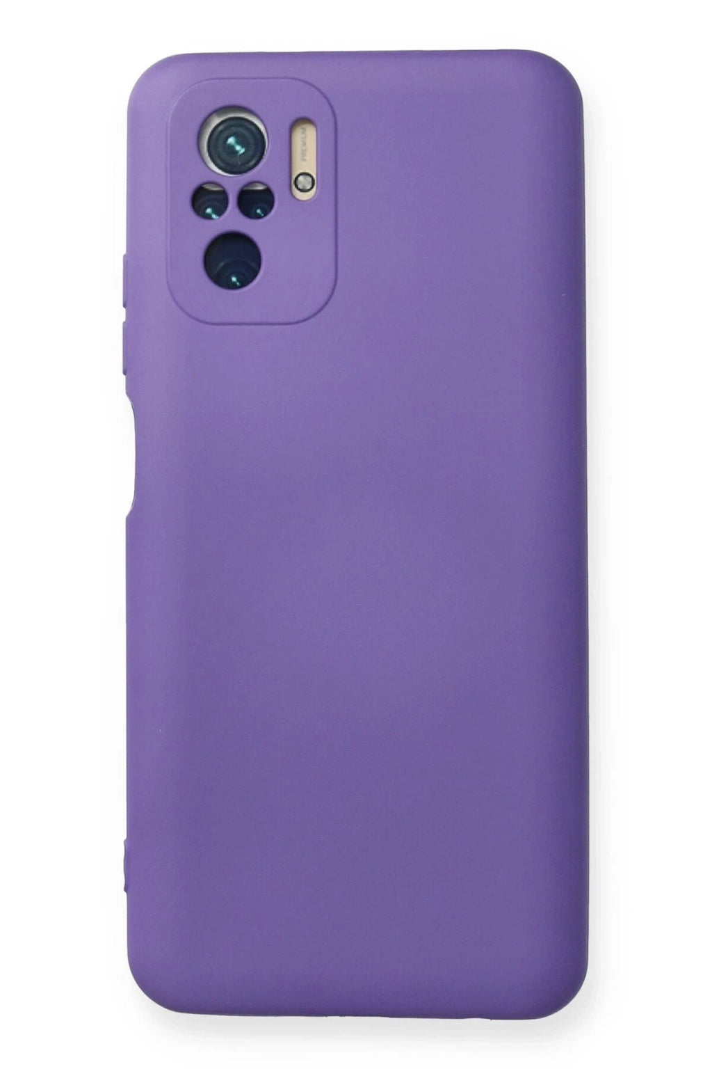 Mey İthalat® Redmi Note 10 Kılıf Nano içi Kadife Silikon - Mor