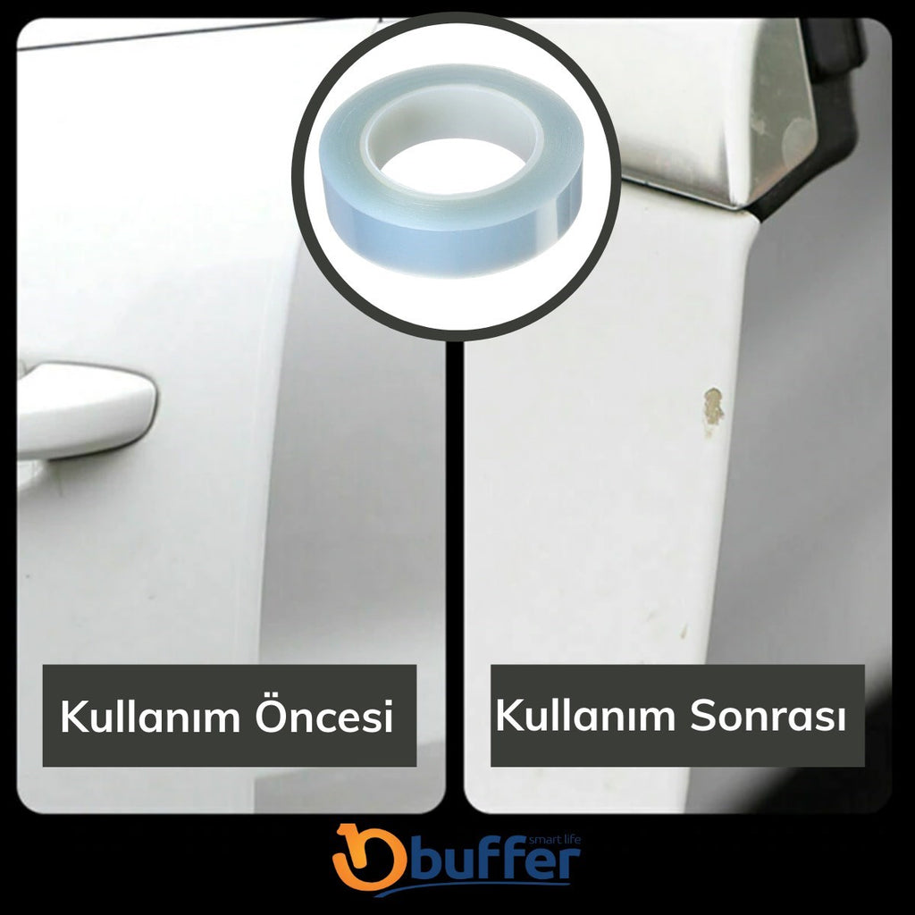 Şeffaf Su Geçirmeyen Dayanıklı Kolay Yapışan Çizilmeye Dayanıklı Oto Darbe Koruyucu Bant