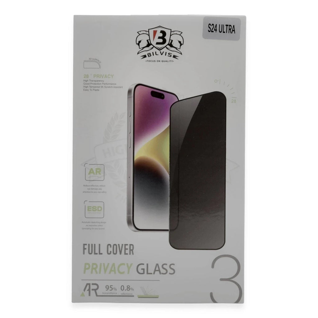 Mey İthalat® Samsung Galaxy S24 Ultra Bilvis Hayalet Cam Ekran Koruyucu
