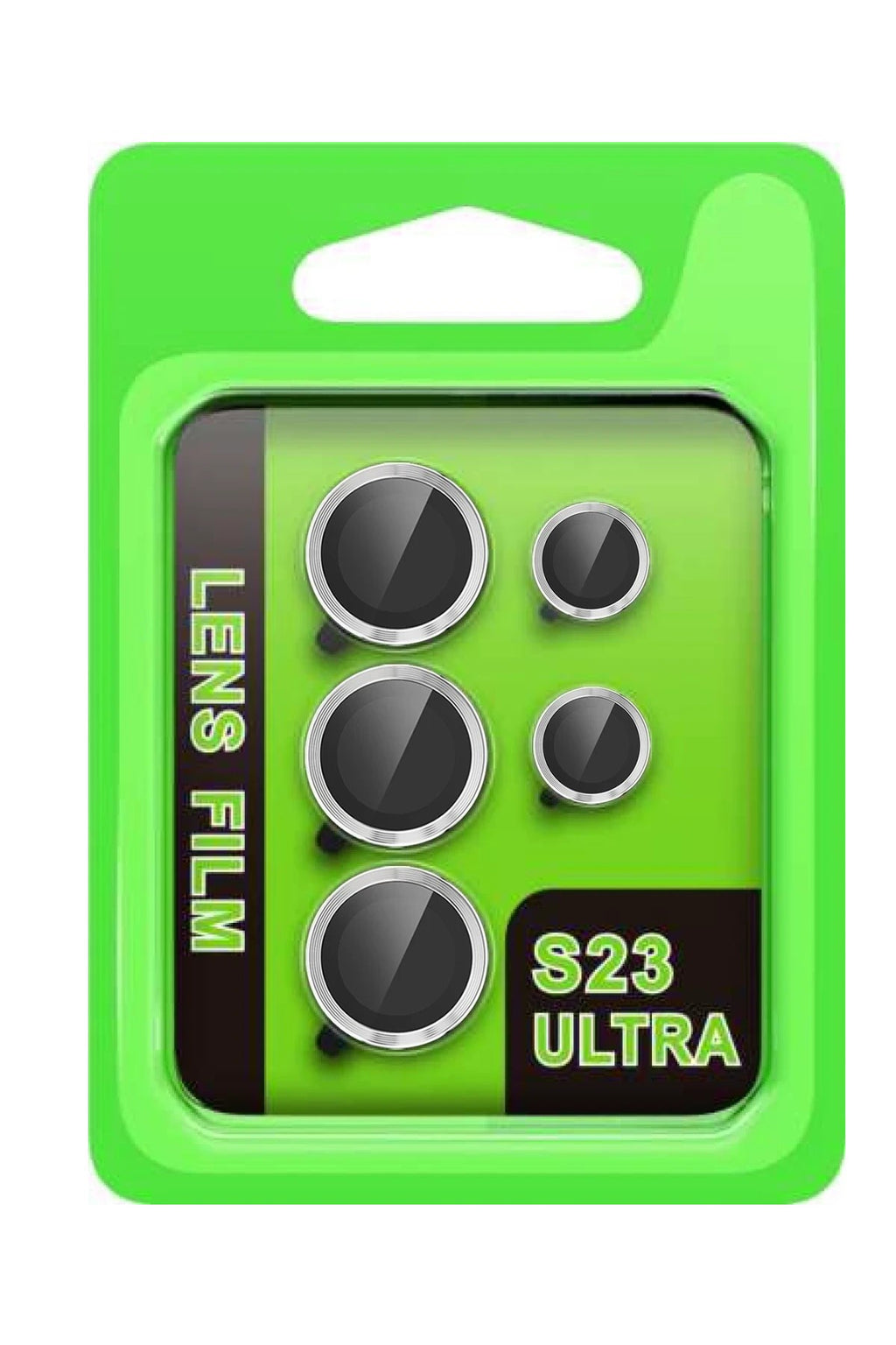 Mey İthalat® Samsung Galaxy S23 Ultra Raze Metal Kamera Lens - Gümüş