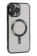 Mey İthalat® iPhone 13 Pro Max Kılıf Kross Magneticsafe Kapak - Siyah