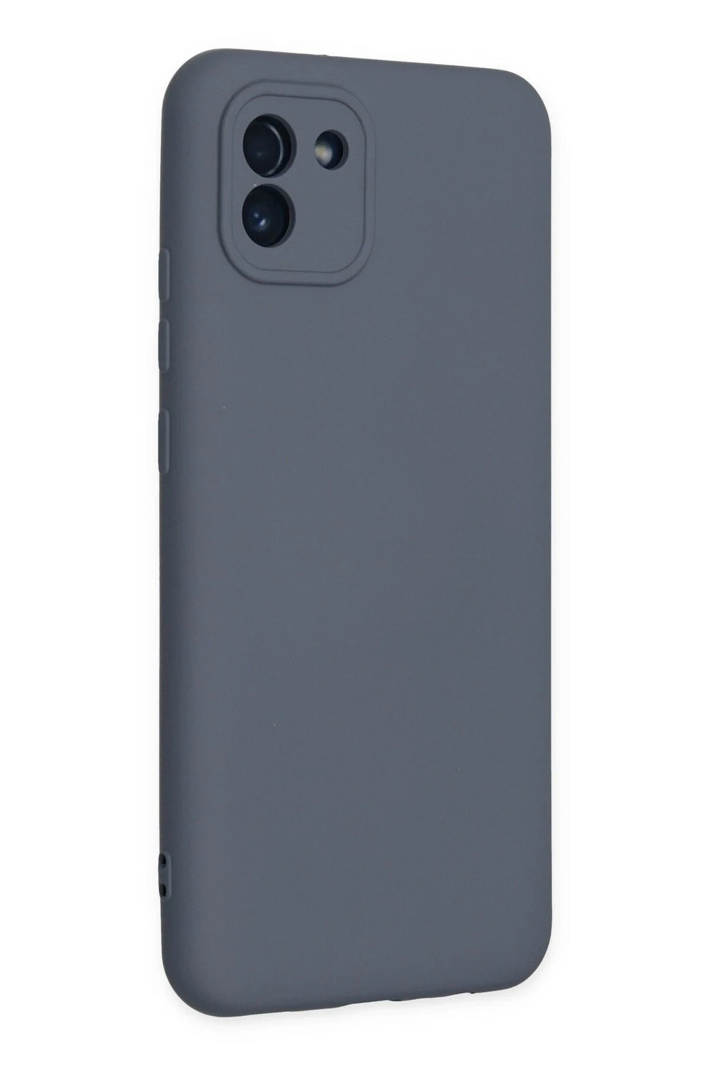 Mey İthalat® Samsung Galaxy A03 Kılıf Nano içi Kadife Silikon - Gri