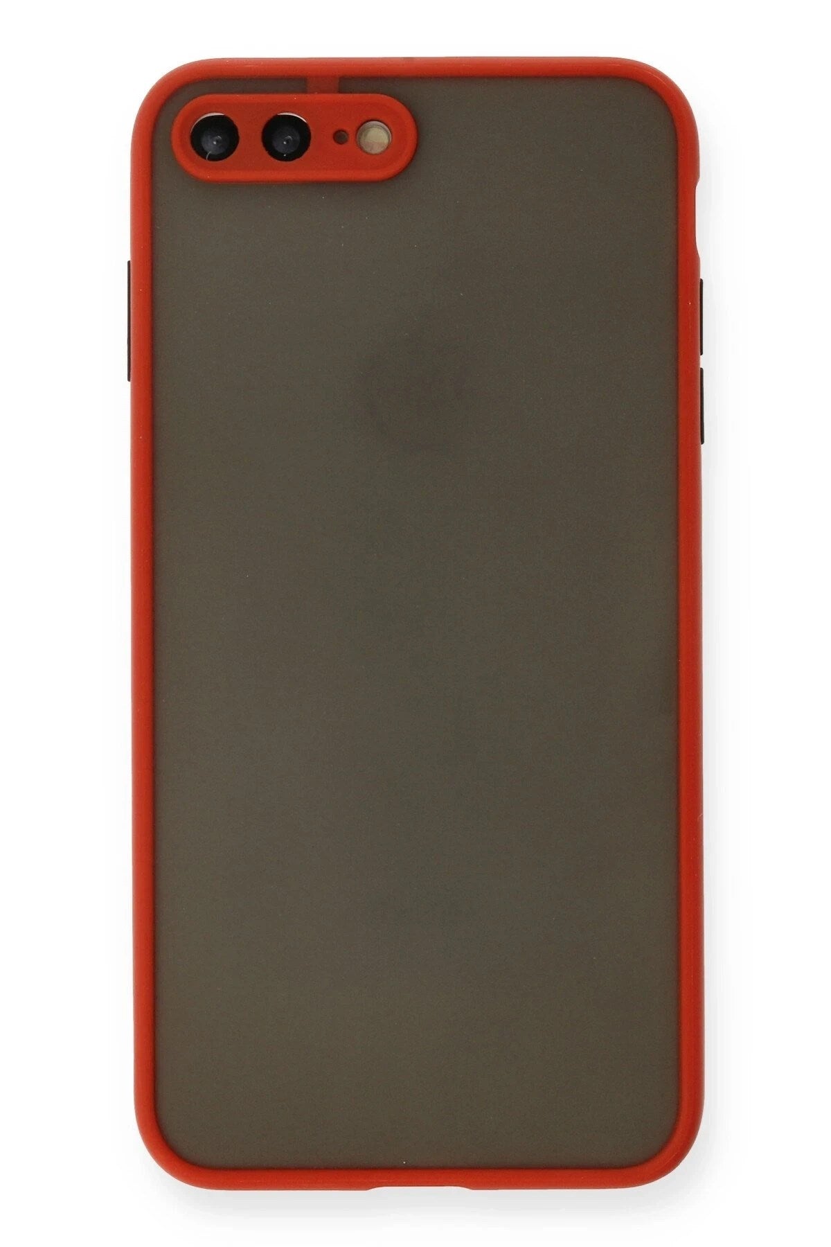 Mey İthalat® iPhone 7 Plus Kılıf Montreal Silikon Kapak - Kırmızı