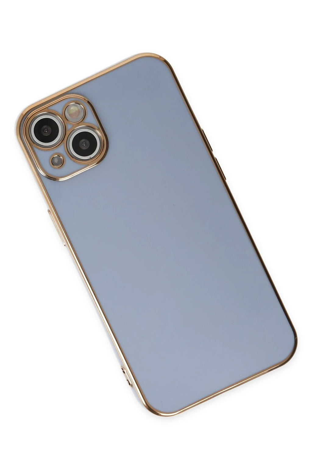 Mey İthalat® iPhone 14 Kılıf Volet Silikon - Mavi