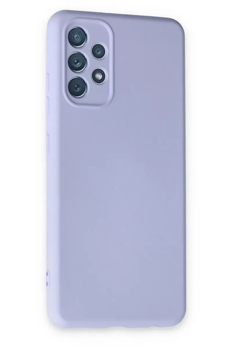 Mey İthalat® Samsung Galaxy A13 4G Kılıf Nano içi Kadife Silikon - Lila