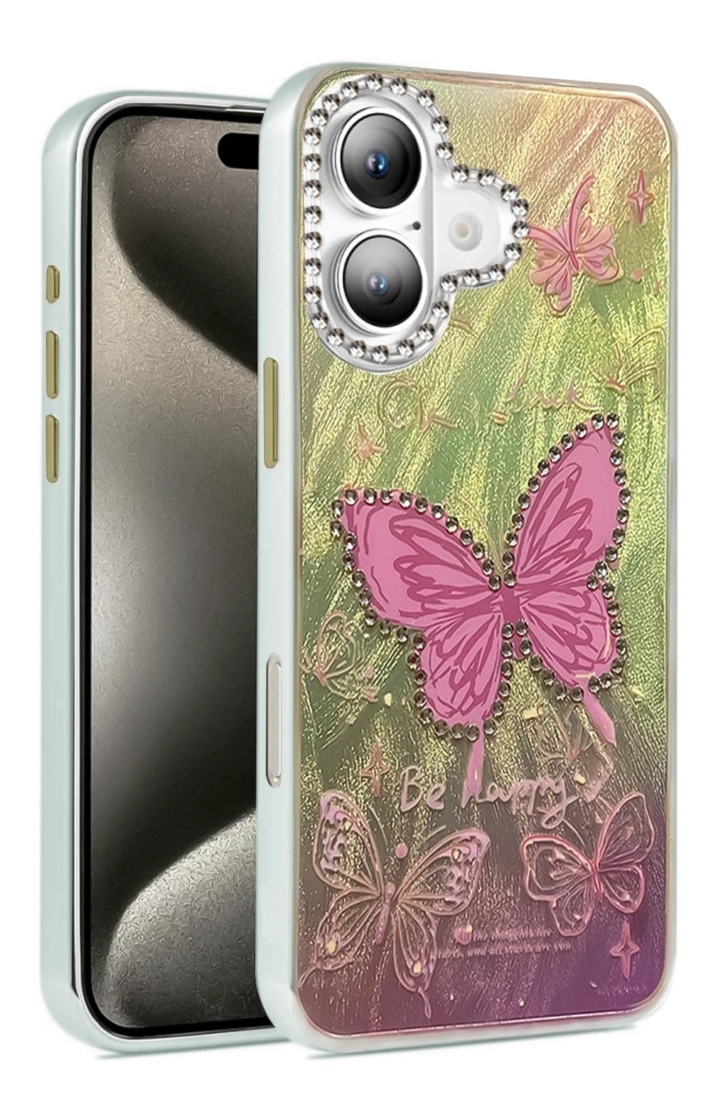 Mey İthalat® iPhone 16 Kılıf Blade Aynalı Desenli Kapak - Desen 5