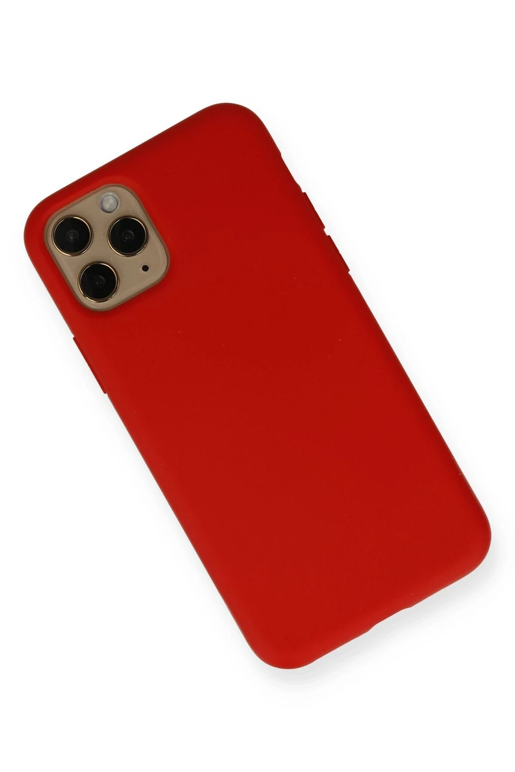 Mey İthalat® iPhone 11 Pro Kılıf Nano içi Kadife Silikon - Kırmızı