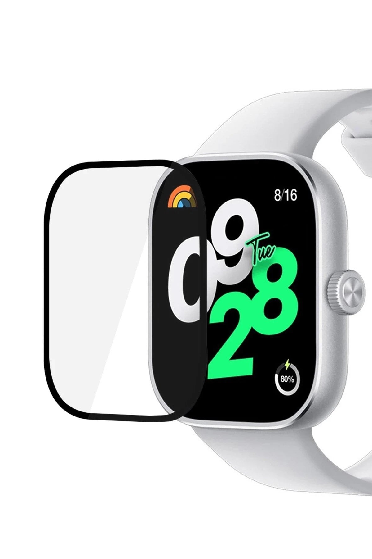 Mey İthalat® Redmi Watch 4 Polymer Nano Ekran Koruyucu - Şeffaf