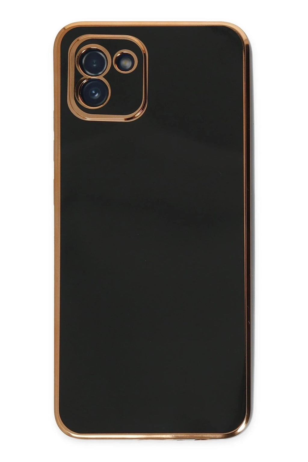 Mey İthalat® Samsung Galaxy A03 Kılıf Volet Silikon - Siyah