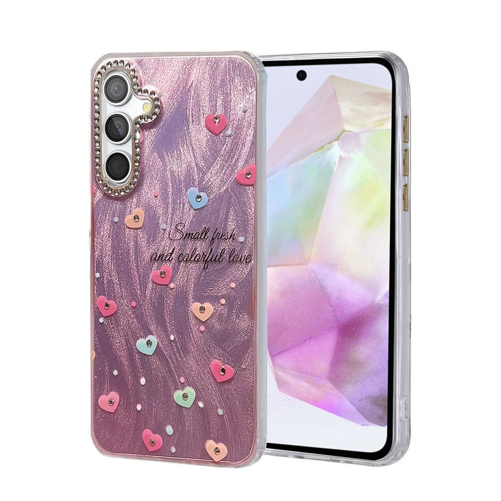 Mey İthalat® Samsung Galaxy A35 5G Kılıf Blade Aynalı Desenli Kapak - Desen 8
