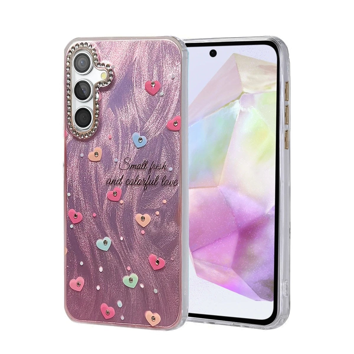 Mey İthalat® Samsung Galaxy A35 5G Kılıf Blade Aynalı Desenli Kapak - Desen 8