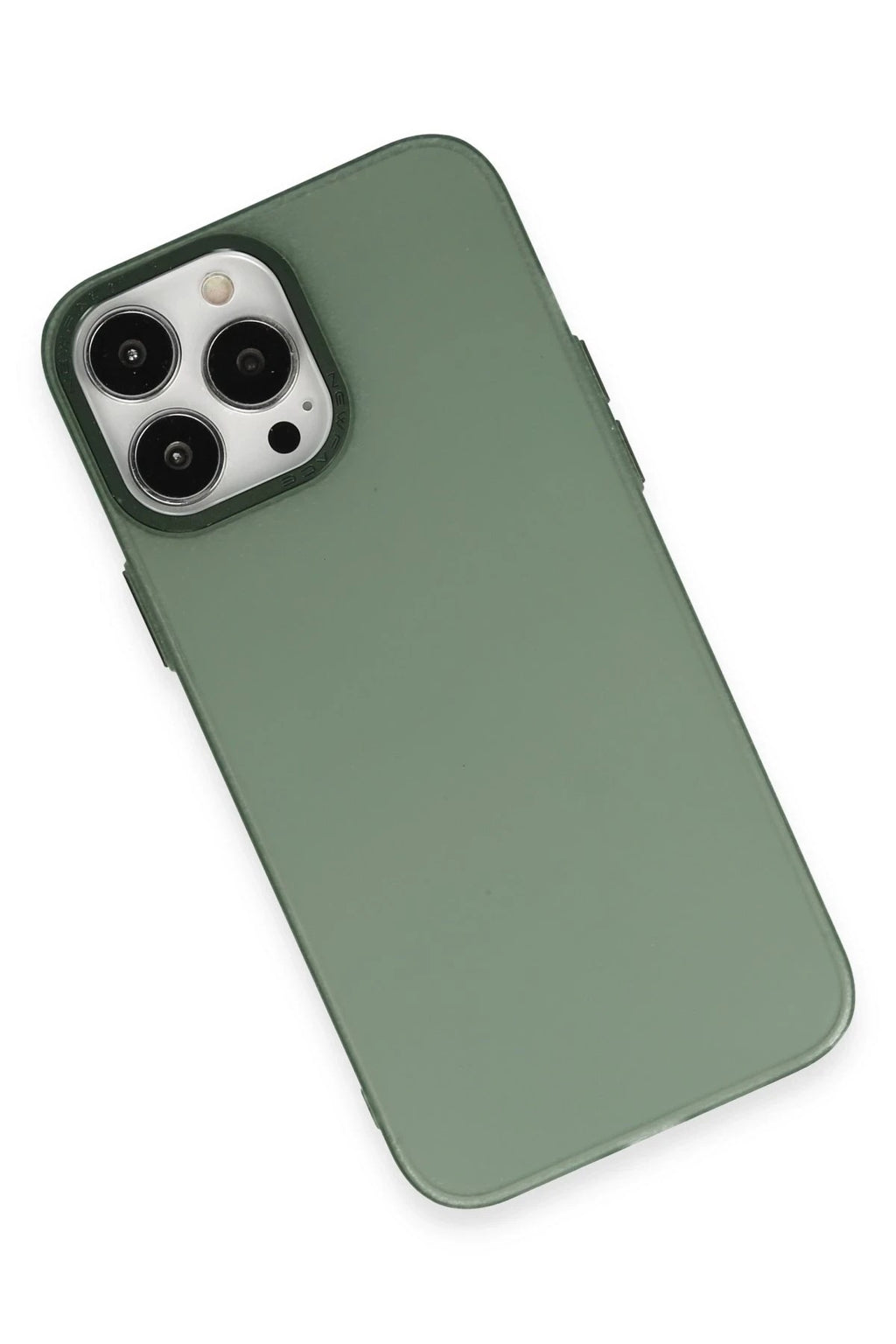 Mey İthalat® iPhone 13 Pro Max Kılıf Modos Metal Kapak - Koyu Yeşil
