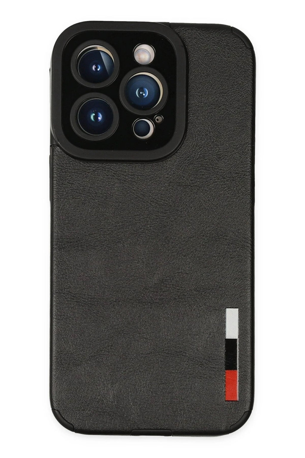 Mey İthalat® iPhone 14 Pro Kılıf Loop Deri Silikon - Siyah