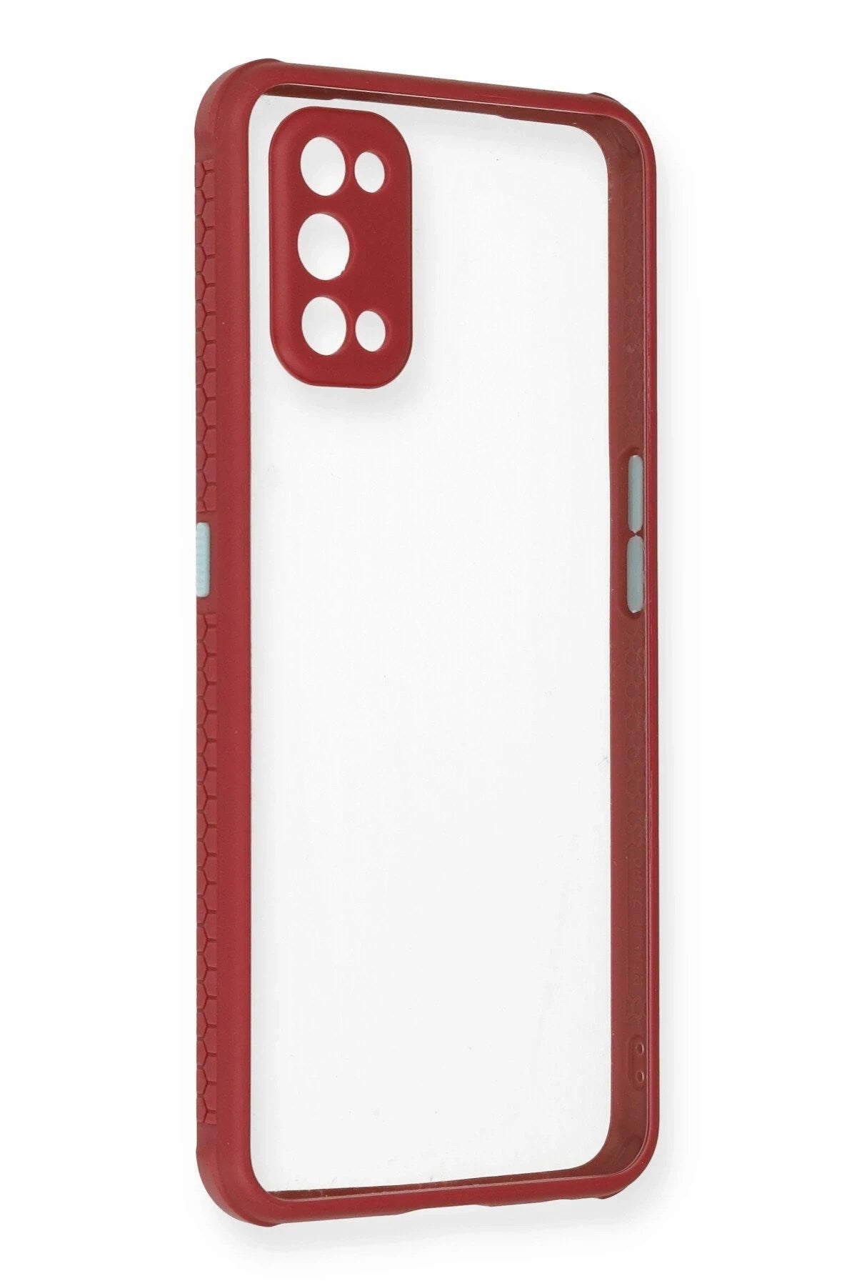 Mey İthalat® Realme 7 Pro Kılıf Miami Şeffaf Silikon - Fuşya