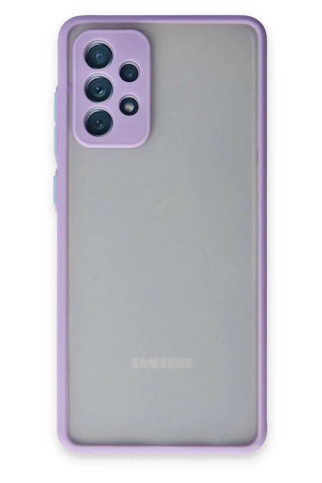 Mey İthalat® Samsung Galaxy A72 Kılıf Montreal Silikon Kapak - Mor