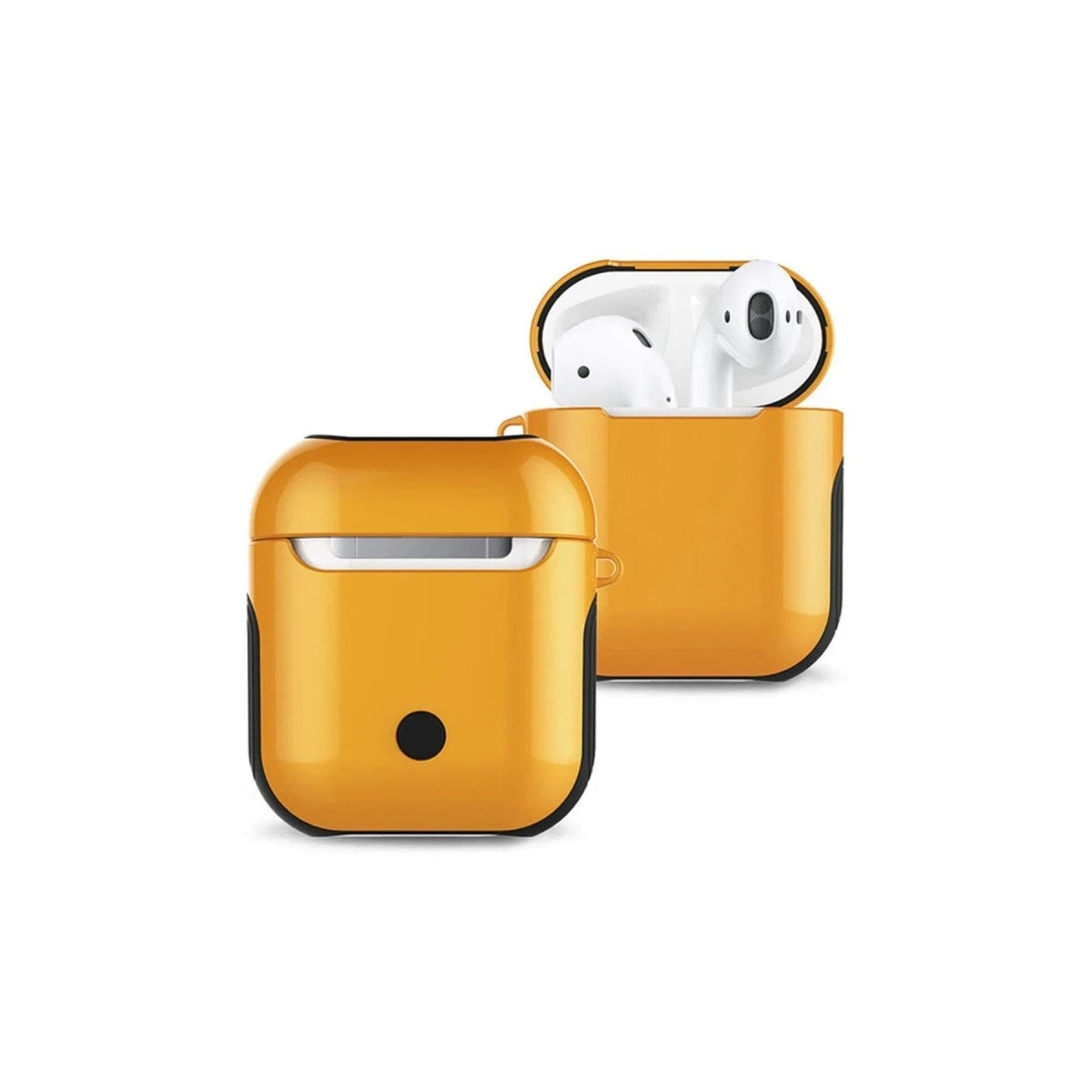 Mey İthalat® Airpods 2 (2.nesil) 3in1 Kılıf - Sarı
