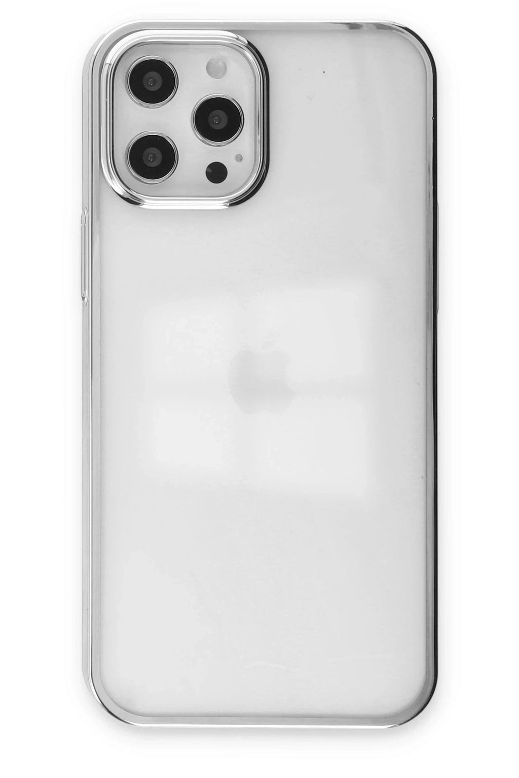 Mey İthalat® iPhone 12 Pro Max Kılıf Element Silikon - Gümüş
