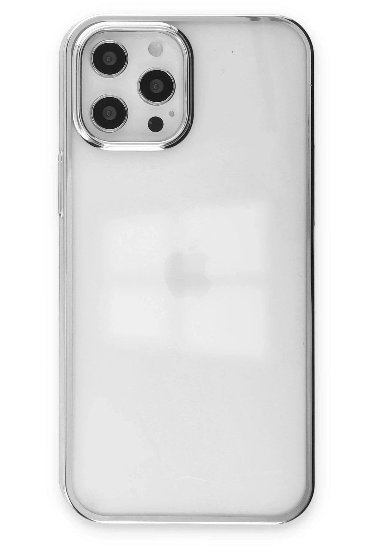 Mey İthalat® iPhone 12 Pro Max Kılıf Element Silikon - Gümüş