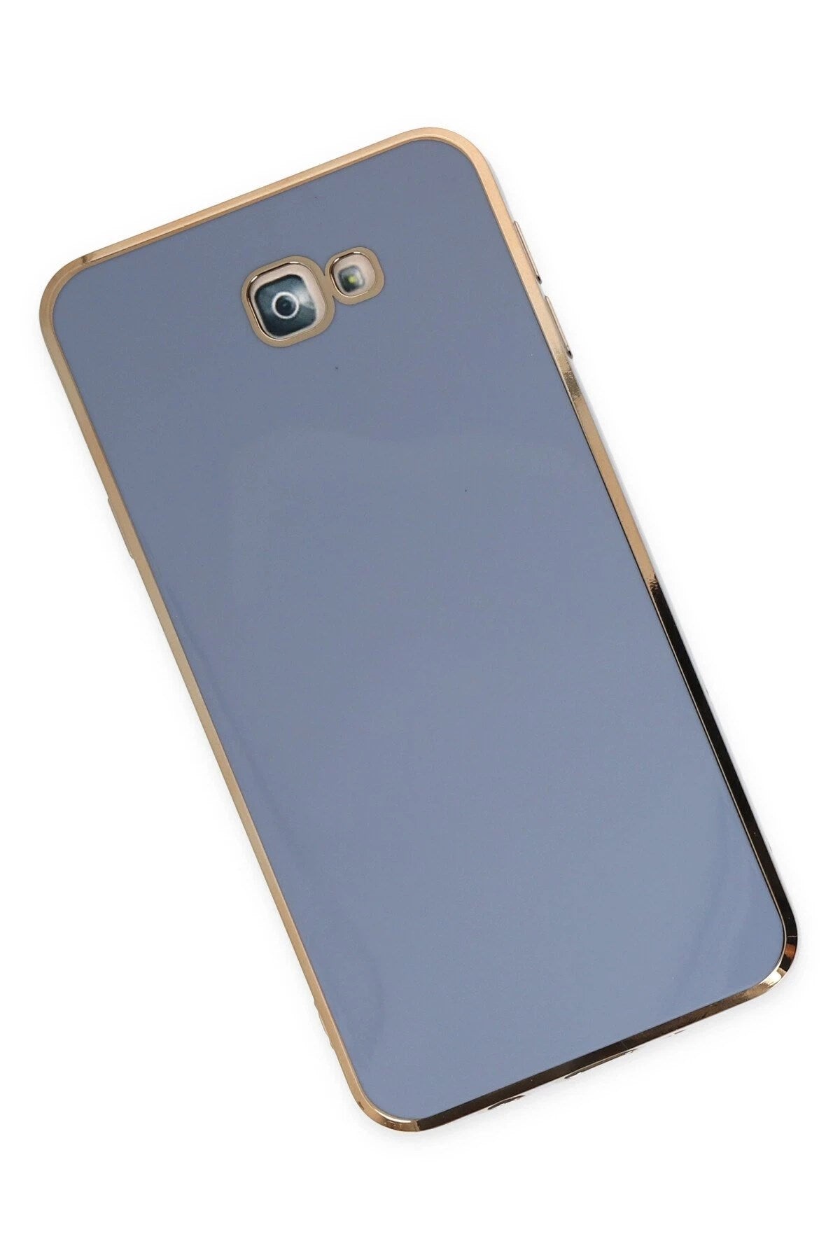 Mey İthalat® Samsung Galaxy J7 Prime Kılıf Volet Silikon - Mavi