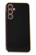 Mey İthalat® Samsung Galaxy S23 FE Kılıf Volet Silikon - Siyah
