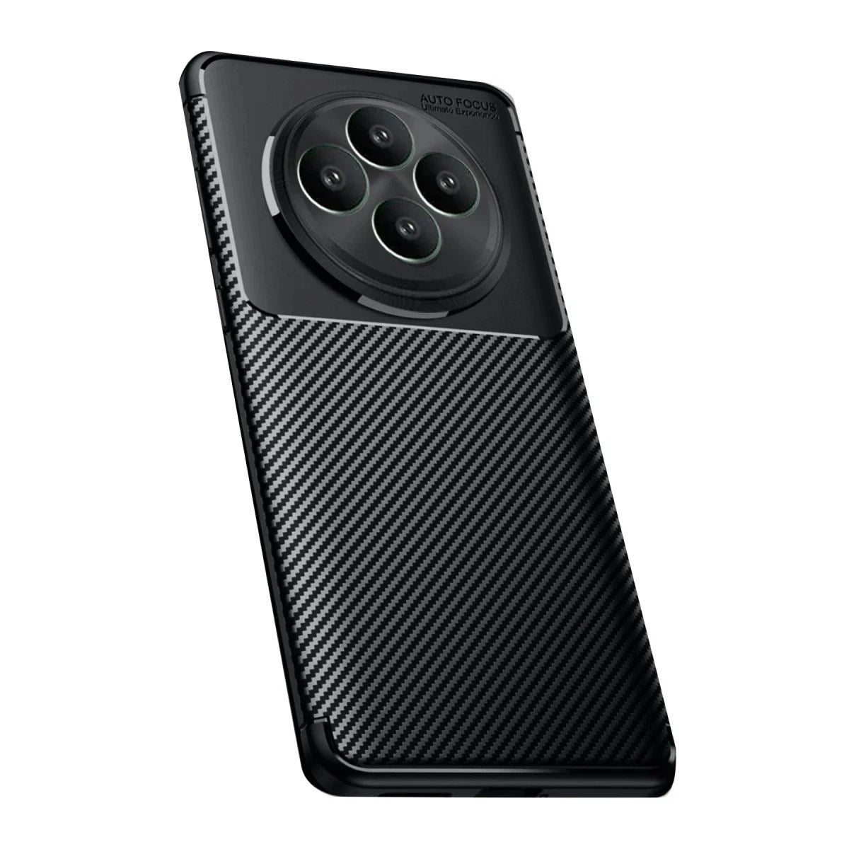 Mey İthalat® Reno 11 FS Kılıf Auto Focus Karbon Kapak - Siyah