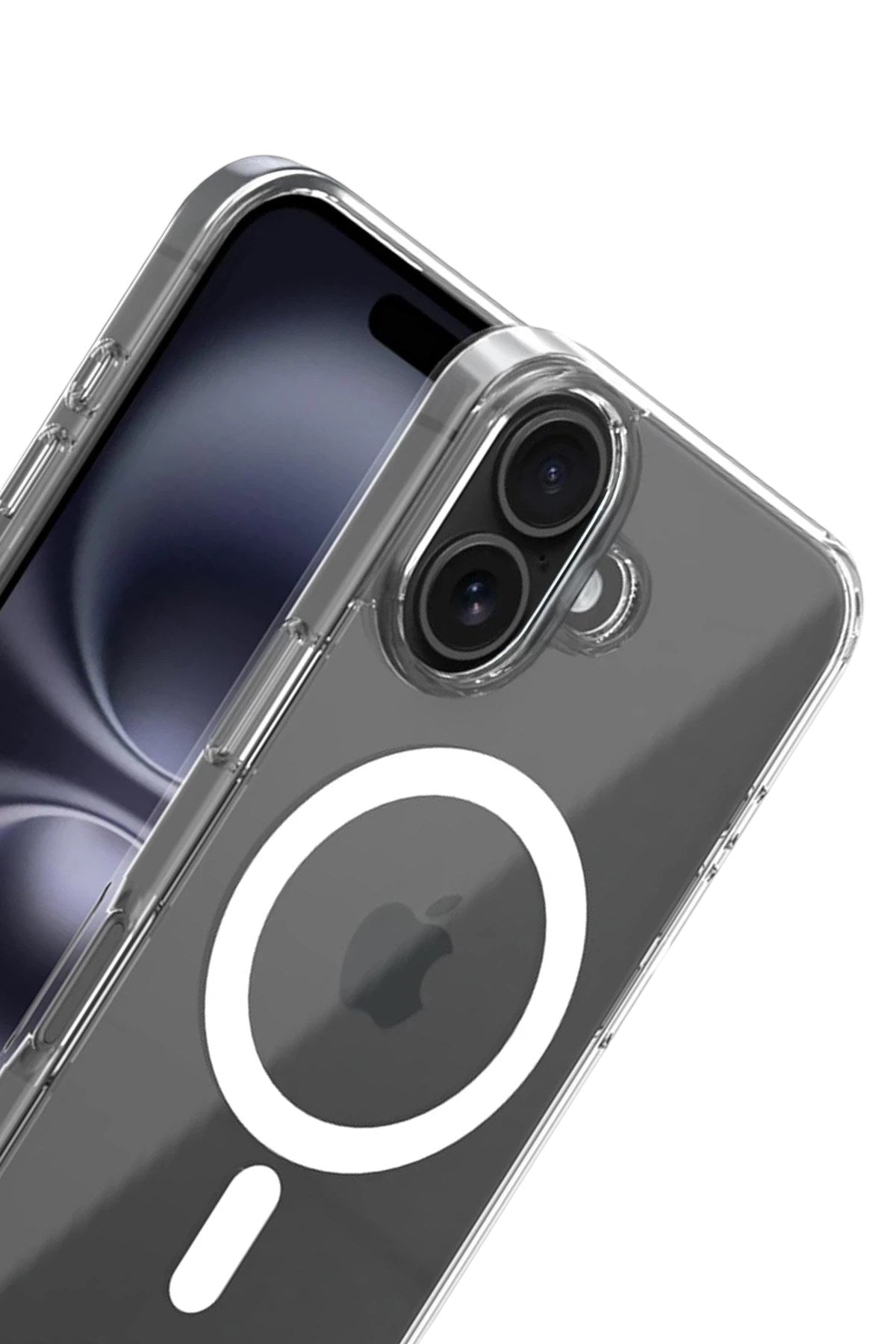 Mey İthalat® iPhone 17 Combo Sert Şeffaf Magsafe Kapak - Şeffaf