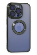 Mey İthalat® iPhone 15 Pro Max Kılıf Slot Silikon - Köknar Yeşili
