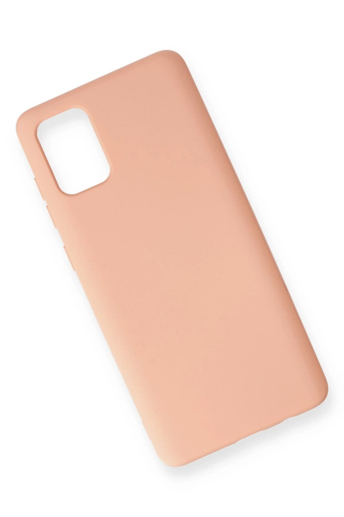 Mey İthalat® Samsung Galaxy A71 Kılıf Nano içi Kadife Silikon - Pudra