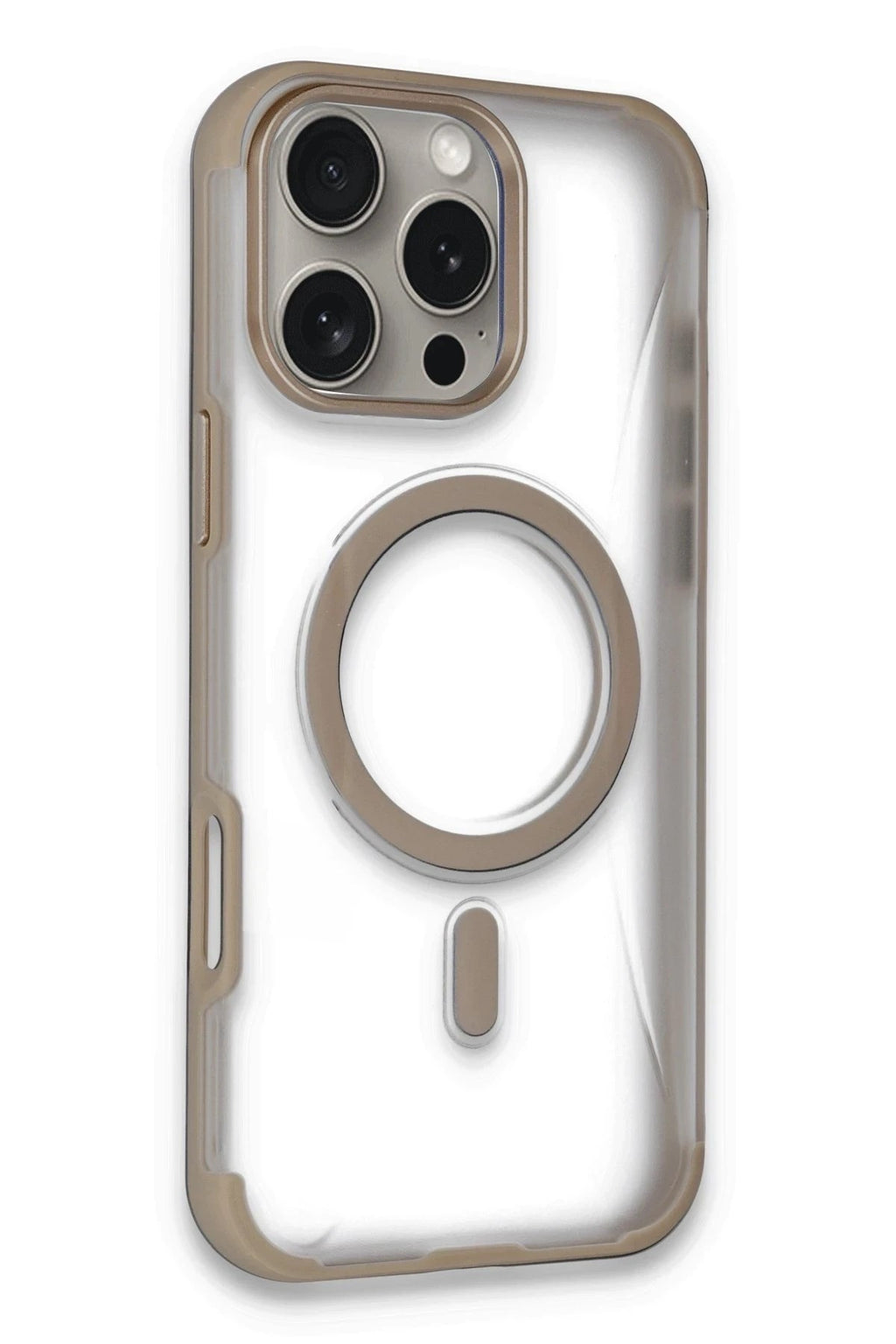 Mey İthalat® iPhone 16 Pro Hilton Magsafe Kapak - Gold