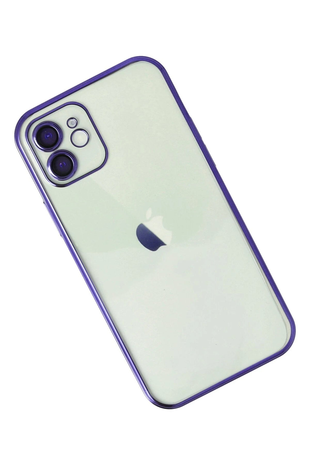 Mey İthalat® iPhone 11 Kılıf Lensli Silikon - Mor
