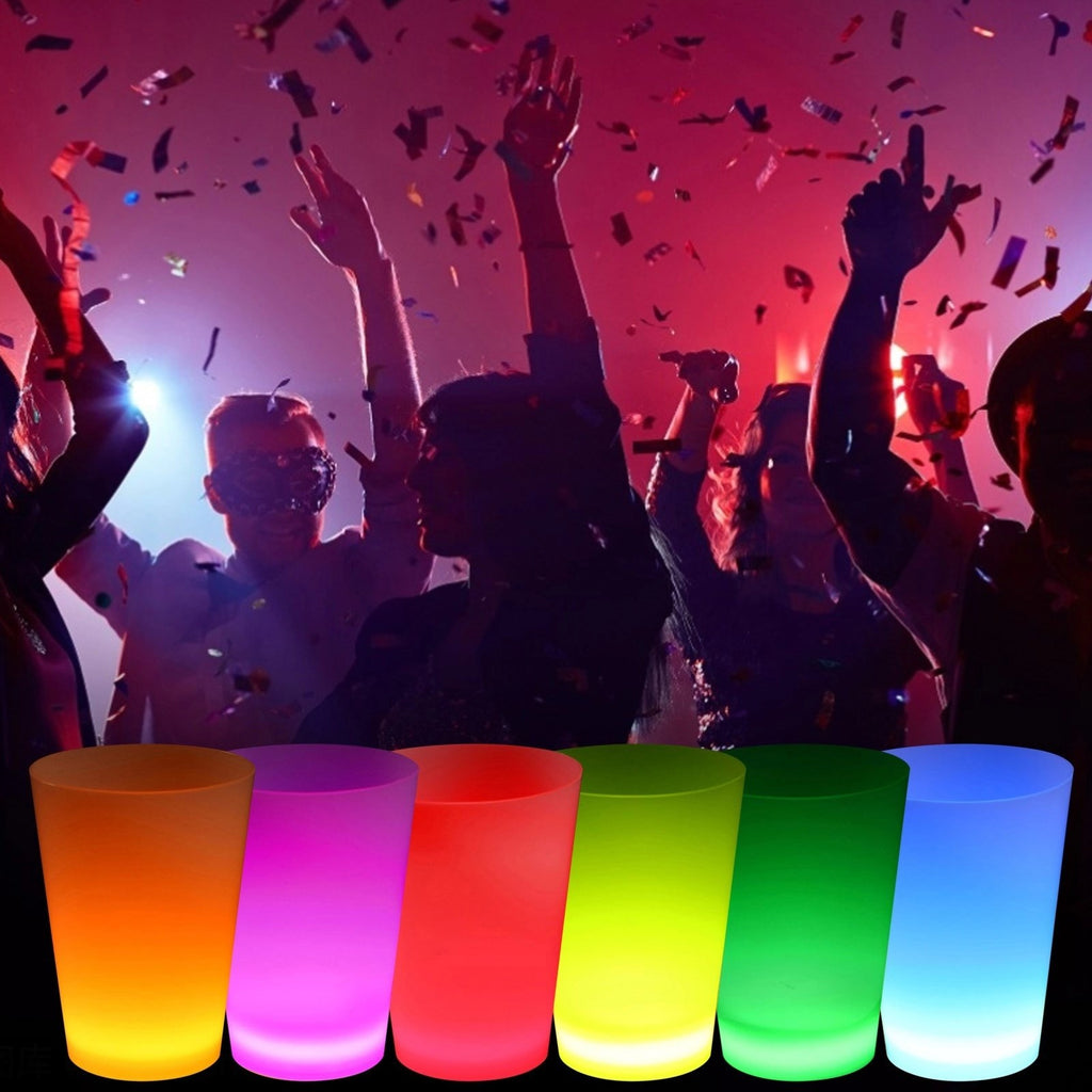 Mey İthalat® Neon Parti Glow Bardak 1.5 oz Karışık Renk 1 Adet Tekli