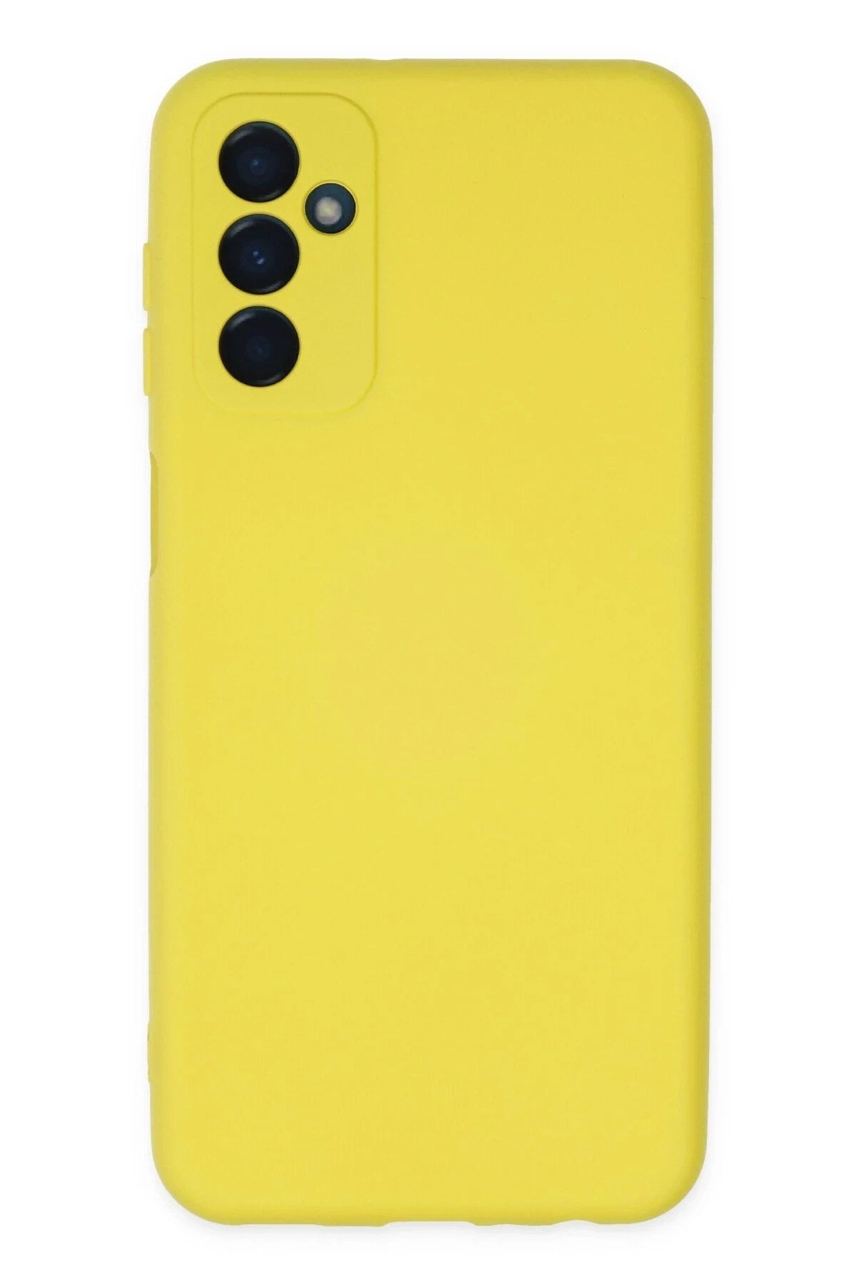 Mey İthalat® Samsung Galaxy M23 Kılıf Nano içi Kadife Silikon - Sarı