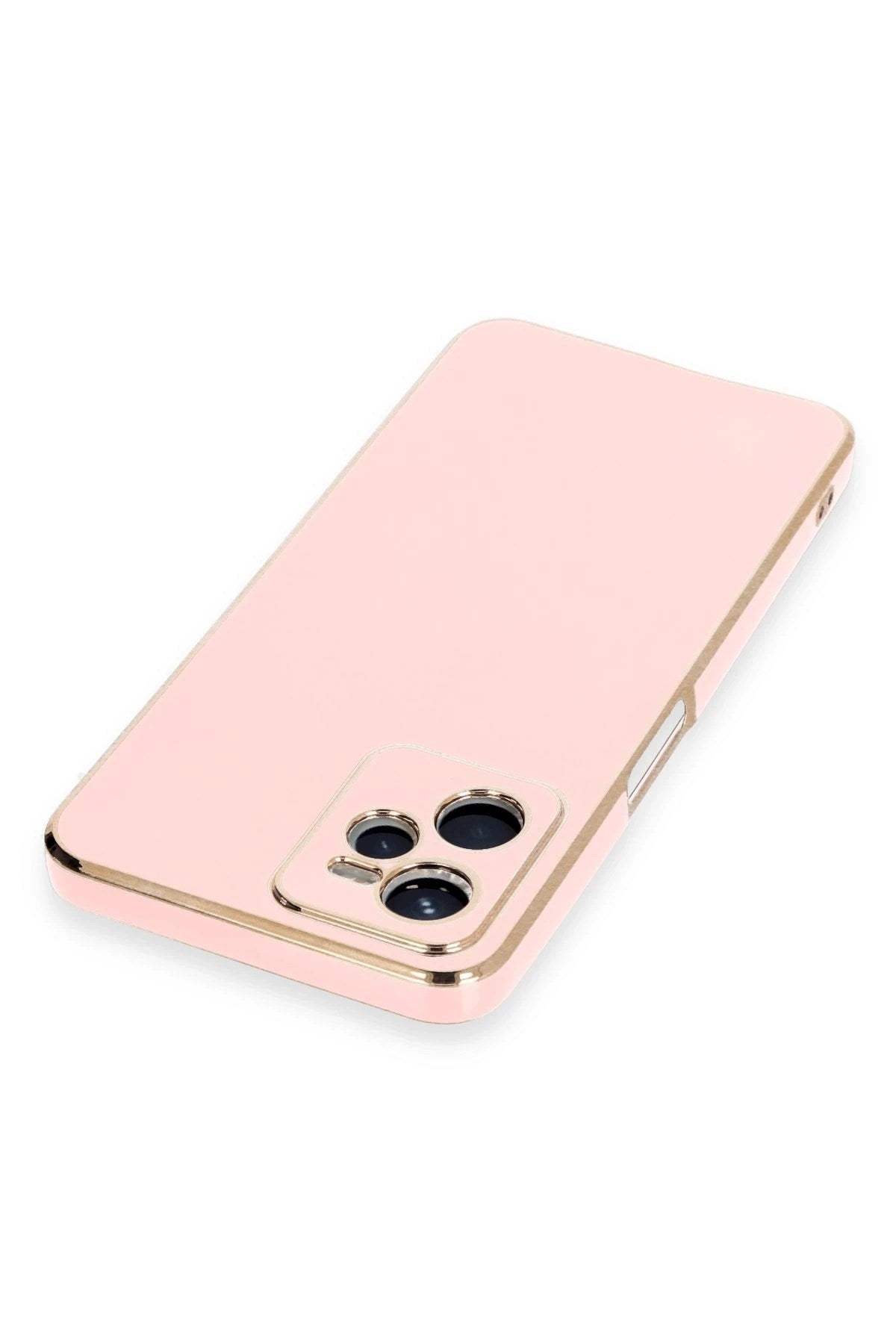 Mey İthalat® Realme C35 Kılıf Volet Silikon - Pembe