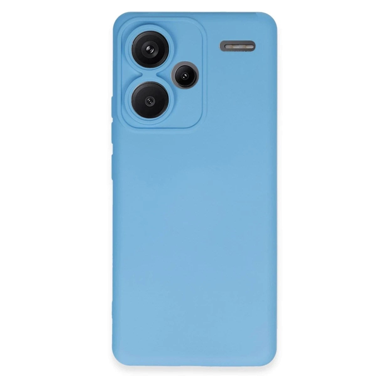 Mey İthalat® Redmi Note 13 Pro Plus Kılıf Nano içi Kadife Silikon - Mavi