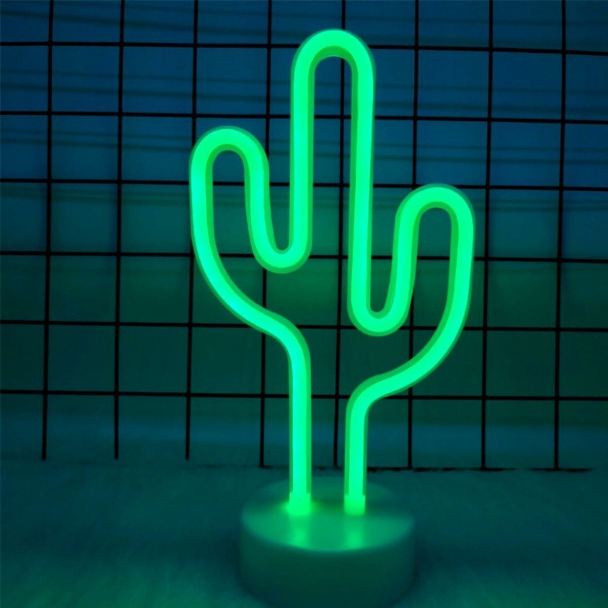 Kaktüs Dekoratif Neon Led Masa Ve Duvar Lambası Gece Lambası