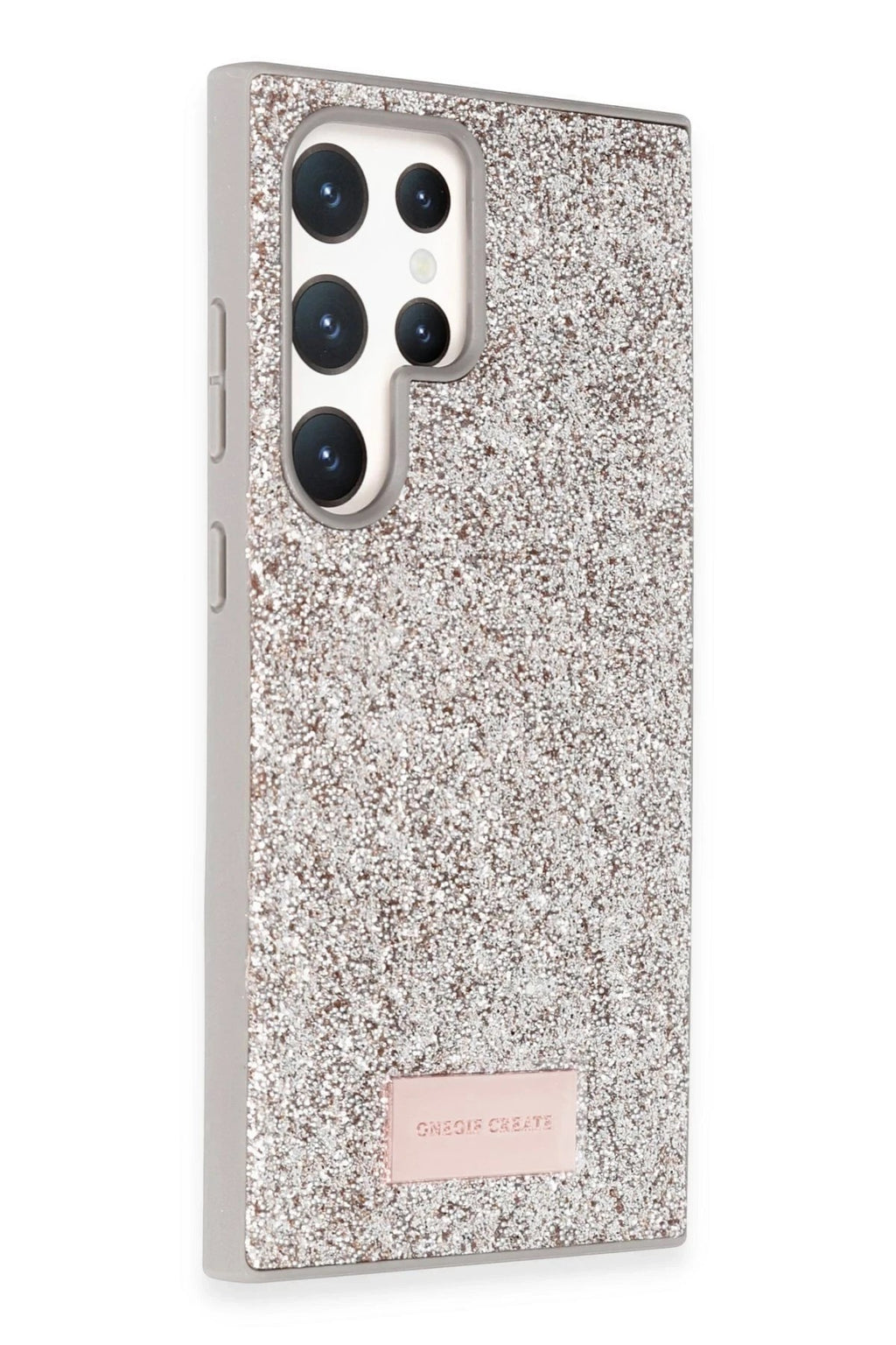 Mey İthalat® Samsung Galaxy S23 Ultra Bright Simli Kapak - Gold