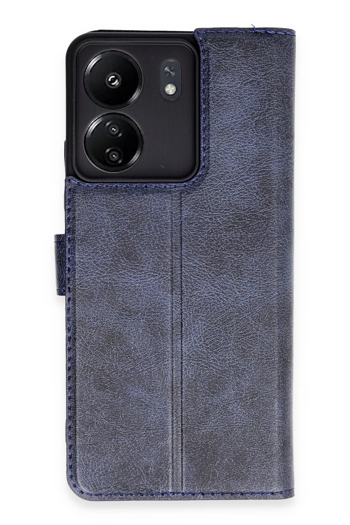 Mey İthalat® Redmi 13C Kılıf Trend S Plus Kapaklı Kılıf - Lacivert