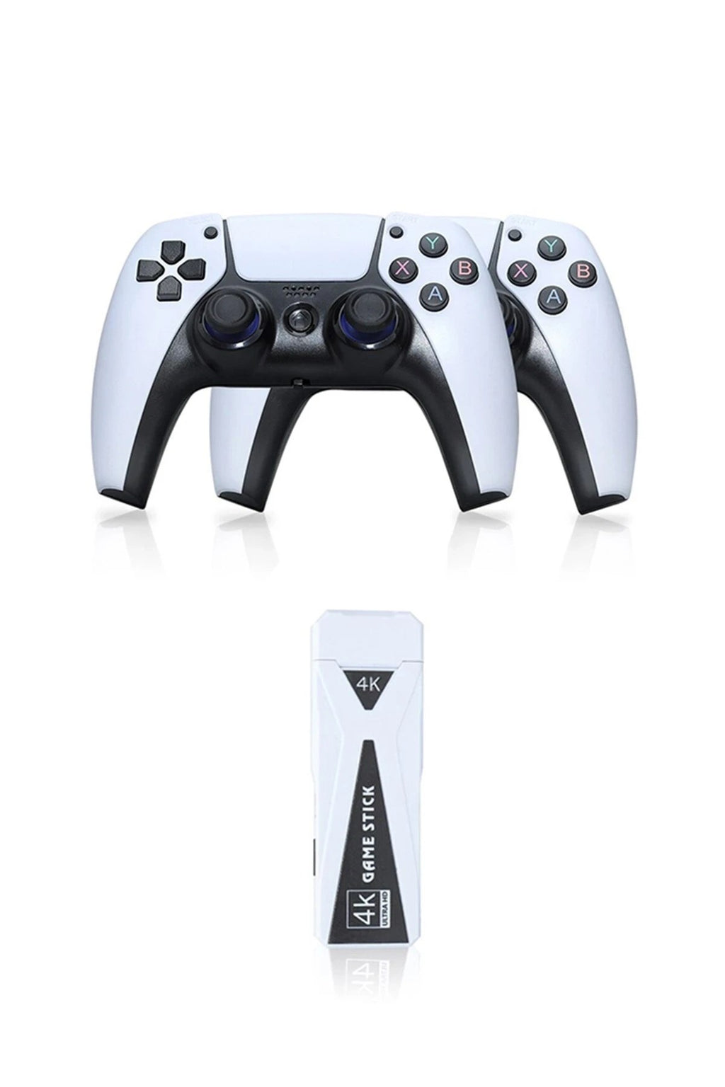 Mey İthalat® Y5 64GB Android Dual Pad 4K Game Stick - Beyaz