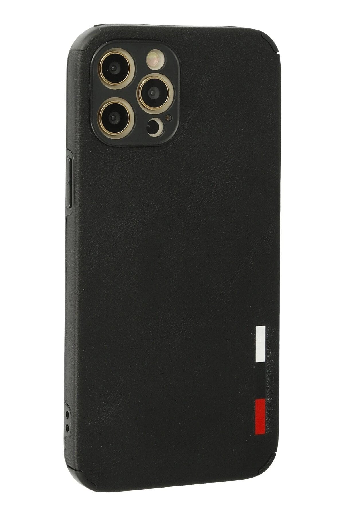 Mey İthalat® iPhone 12 Pro Max Kılıf Loop Deri Silikon - Siyah