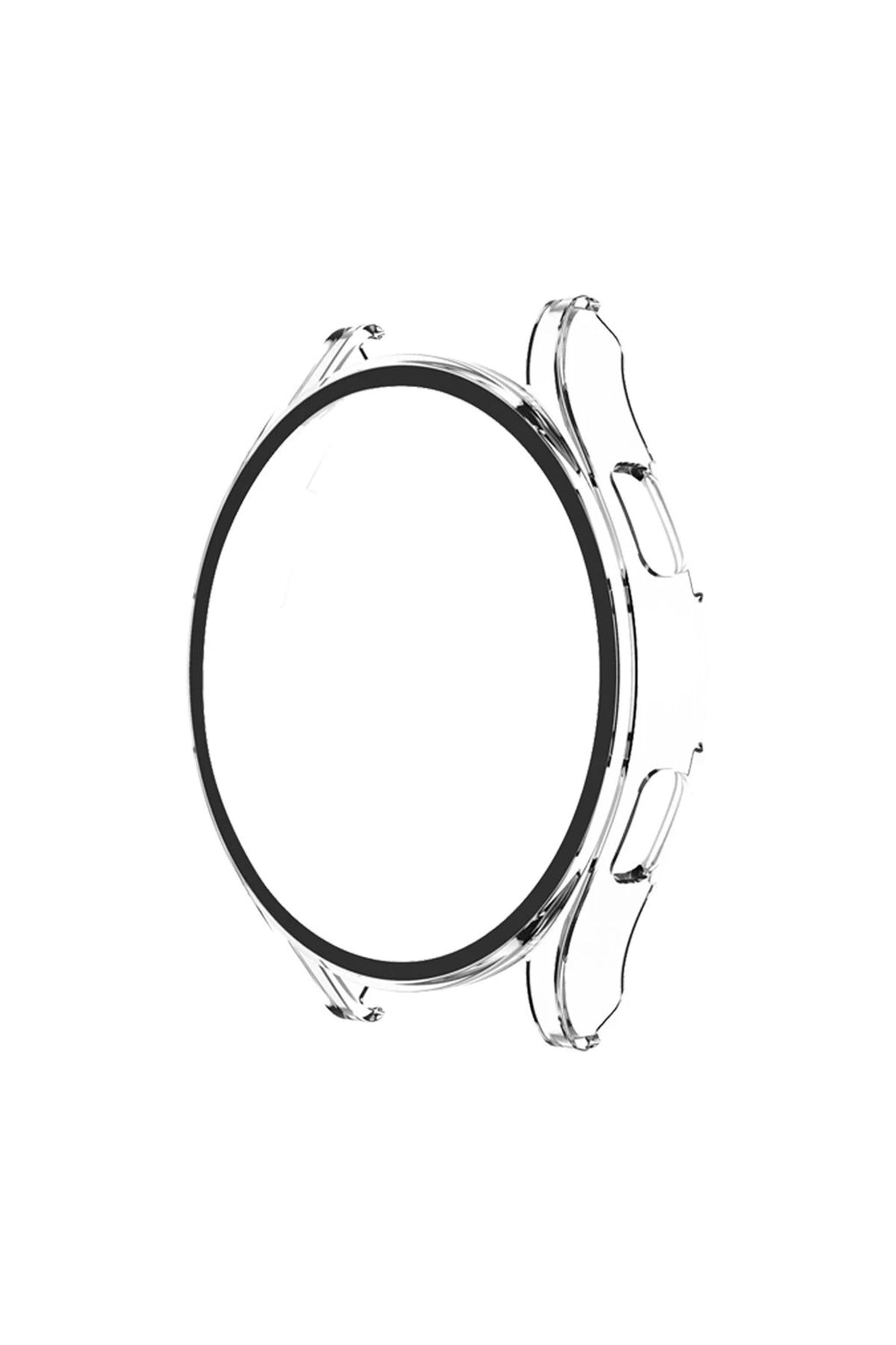 Mey İthalat® Watch 5 Pro 45mm Wall Camlı Kasa Ekran Koruyucu - Şeffaf
