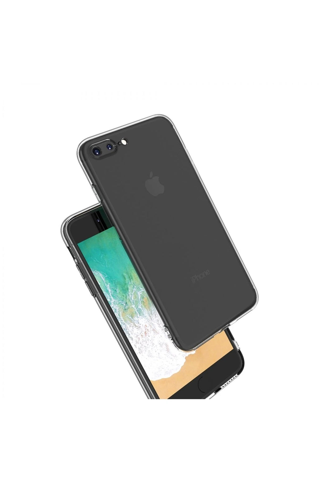 Mey İthalat® iPhone 8 Plus Kılıf Deluxe 2mm Şeffaf Silikon